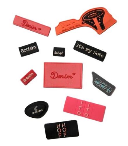 Soft Rubber Material Garments Rubber Tag