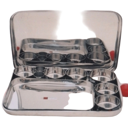 Stainless Steel Masala Box - Color: Silver