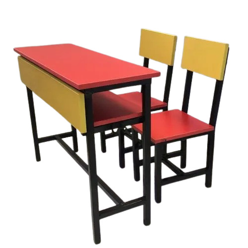 Iron Black School Desk Bench - Assembly: Carpenter Assembly