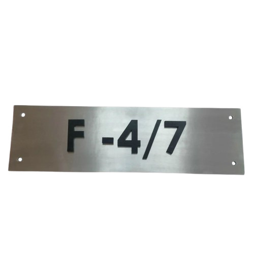 Aluminium Nameplates - Material: Ceramic