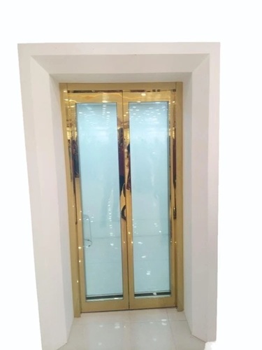 Glass Center Opening Door Elevator