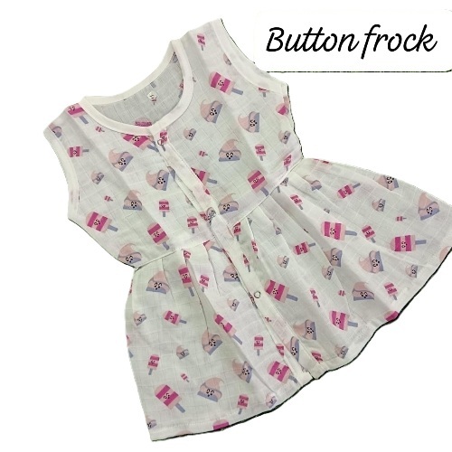 Kids Button Frock
