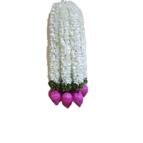 Fabric Garland With Lotus Bud