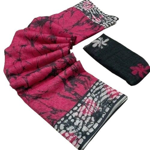Linen Cotton Saree - Feature: Skin Friendly