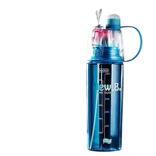 600ml Sports Spray Water Bottle