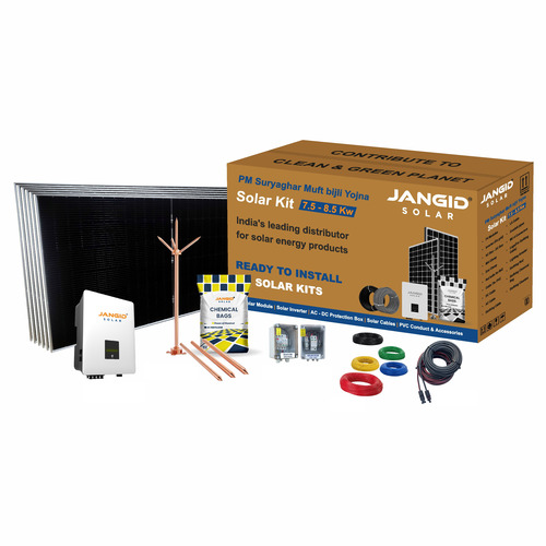 7.5 Kw-8.5 Kw On Grid Three Phase Dcr Solar System Kit