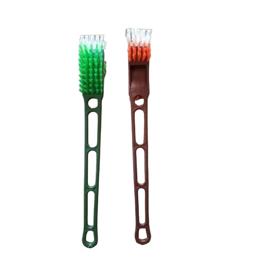Plastic Double Hockey Toilet Brush