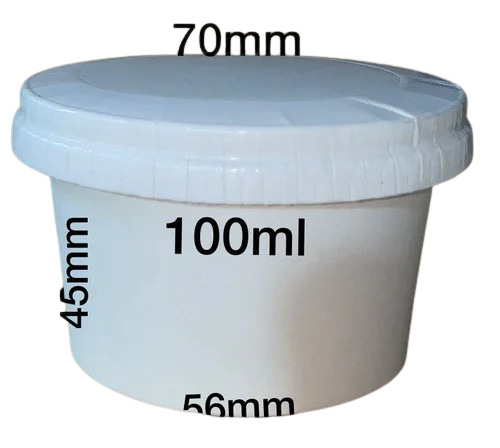 100ml Paper Food Container With Lid