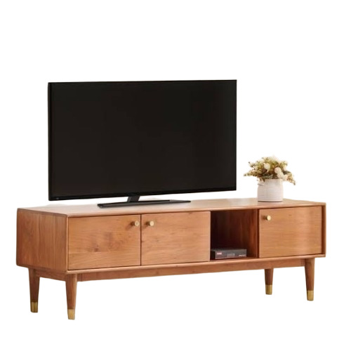 Acacia Wood Tv Unit Cabinet 