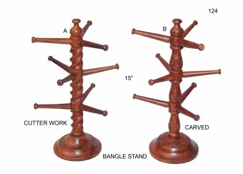 Wooden Bangle Stand