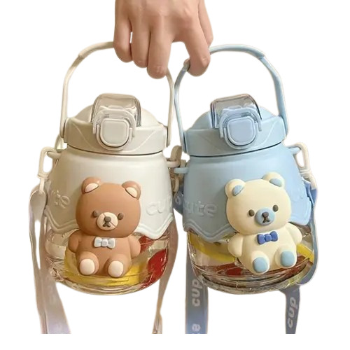 1300ml Kawaii Bear Water Bottle For Kids