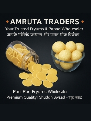 Ready To Fry Pani Puri - Feature: Low Fat