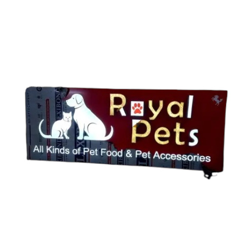 2D Acrylic Led Signboard - Application: Advertising