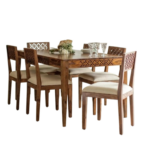 6 Seater Dining Table Set By Vijay Steel Industries