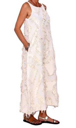 Embroidered Cotton Ladies Dress