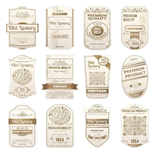 Label Sticker - Color: White