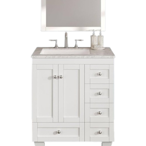 White Bathroom Vanity