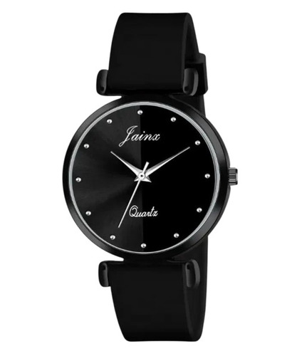 Silicone Strap Analog Wrist Watch