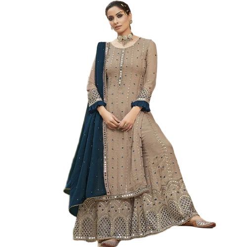 Georgette Semi Stitched Suit