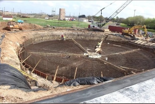 Sewage treatment plat