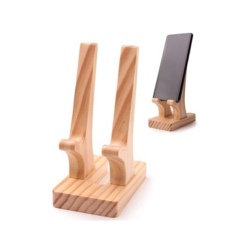 Mobile Phone Stand - Body Material: Wooden