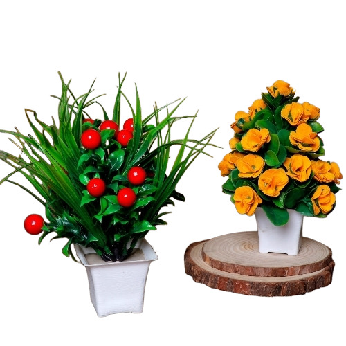 Plastic flowers