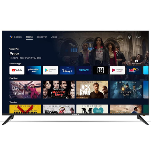 Voltriq 43-Inch 4k Ultra Hd Ready Smart Led Google Tv
