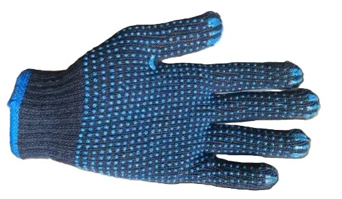 Dotted Cotton Hand Gloves