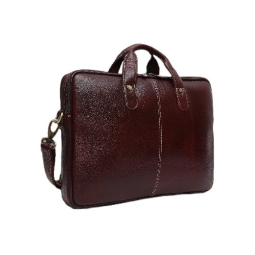 Leather Laptop Bags - Color: Brown