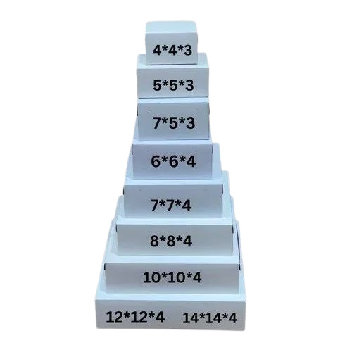 White Plain Cake Boxes
