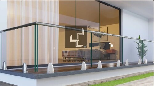 Balcony Railing With Glass