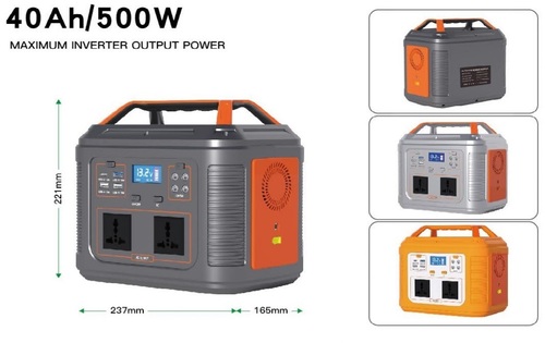 Portable energy storage systems 40Ah/ 500W MAXIMUM INVERTER OUTPUT POWER Model: SL-69