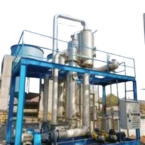 Skid Mounted Evaporator - Color: Silver And Blue