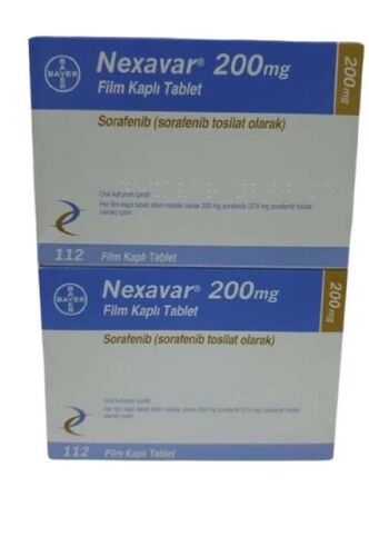 200 Mg Nexavar Film Kapli Tablets