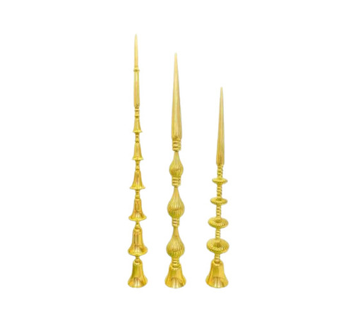 Brass Kalash Shikhar Finial Set