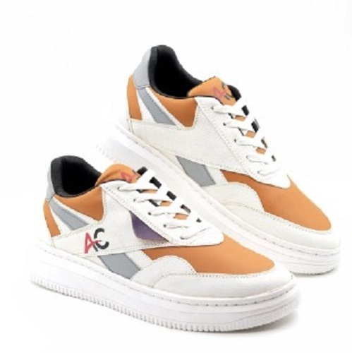 Synthetic Leather Men Sneaker Shoes