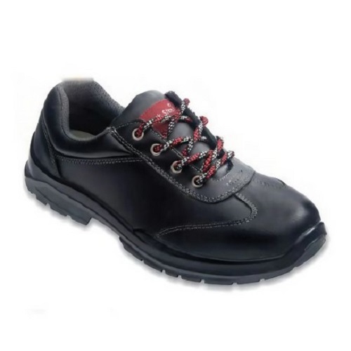 Steel Toe Work Boot - Leather Ankle Boot in Black Lightweight Design with Non-Slip Nature Versatile for All Seasons and Various Sizes