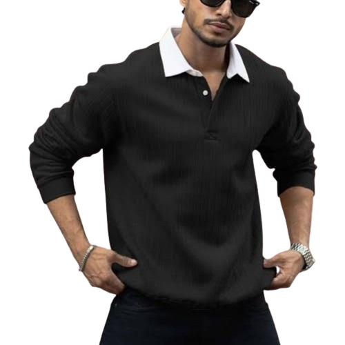 Full Sleeves Collar T Shirt
