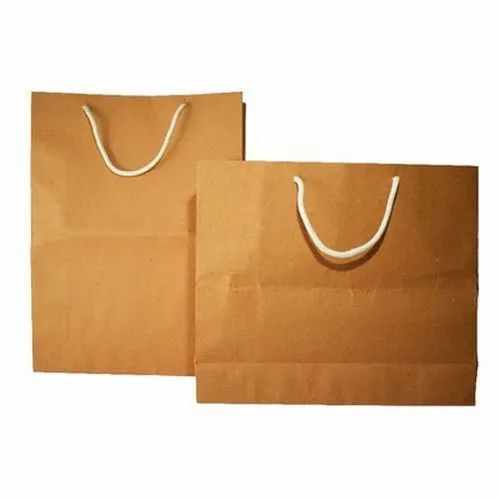 Plain Paper Bag - Color: Brown