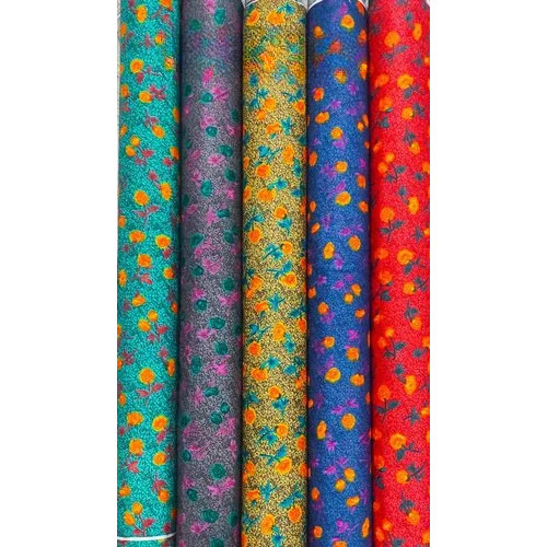 Printed Cotton Fabric For Nighty - Color: Multicolor