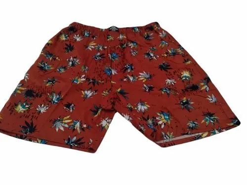 Flower Print Boxer Shorts - Age Group: Adult