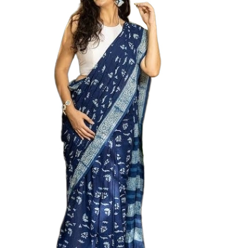Handblock Printed Saree