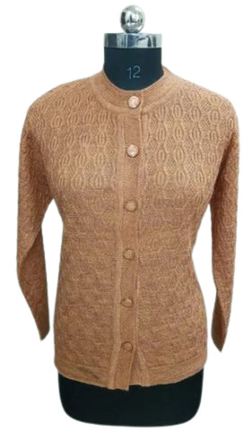 Ladies Brown Cardigan 