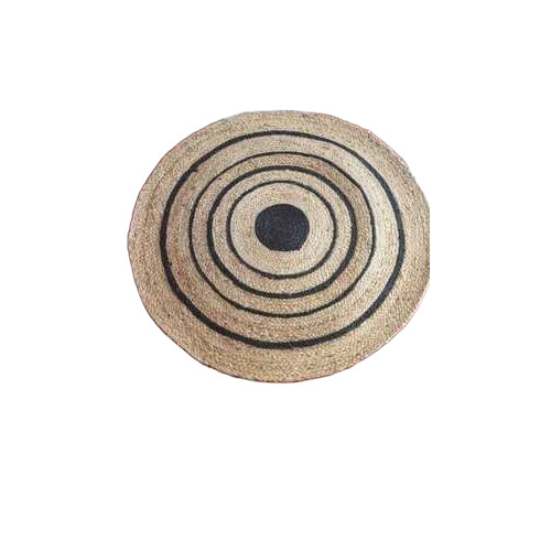 Round Jute Rug - Design: Customized