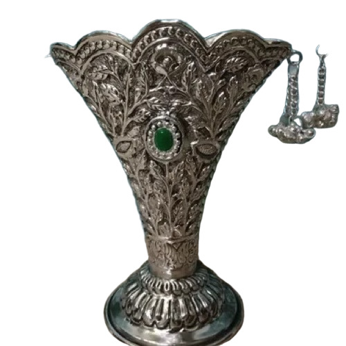 8.5inch German Silver Flower Vase