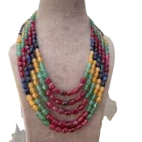 Beaded Necklace - Beads Colour: Comes In Various Colors