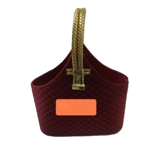 Hardboard Velvet Gift Basket