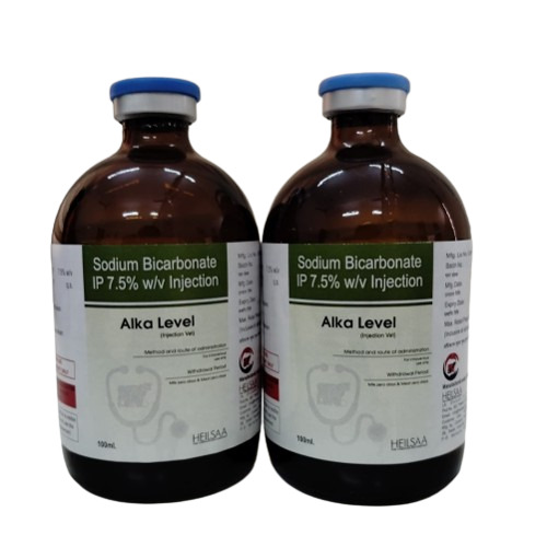 Alka Level (Sodium Bicarbonate Ip 7.5% W/V Veterinary Injection)