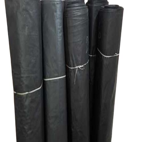 Black Tarpaulin Fabric