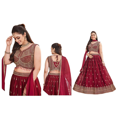 Designer Party Wear Lengha Choli